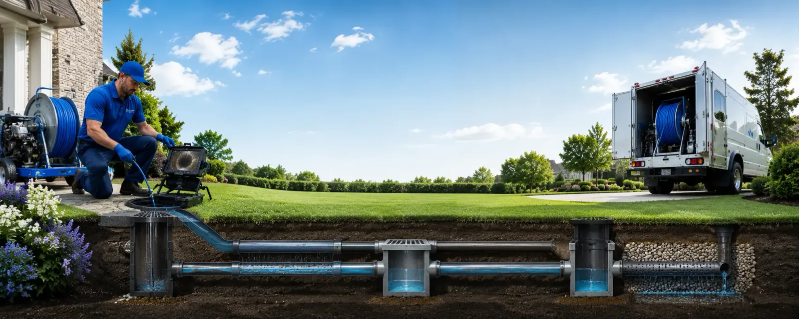 Outdoor drain cleaning information for Revere, MA